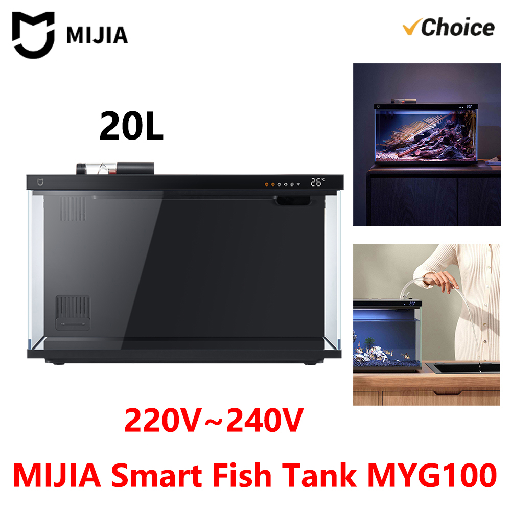 Xiaomi Aquarium Fish Tank - ตู้ปลาอัจฉริยะ MIJIA รุ่นใหม่ ทำงานร่วมกับแอป Mijia ควบคุมการให้อาหารระยะไกลผ่านมือถือ