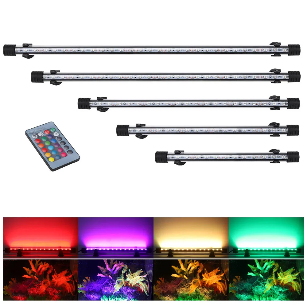 Fish In Aquarium Picture - กันน้ํา RGB LED Aquarium ไฟถังปลาดําน้ํา Aquarium