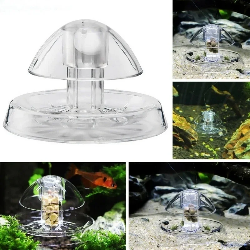 Cleaner Fish Aquarium - กับดักหอยทากสำหรับตู้ปลา อุปกรณ์ทำความสะอาดตู้ปลาแบบโปร่งใส เครื่องมือจับหอยทาก อุปกรณ์กำจัดหอยทาก ปลิง และหนอนปลา