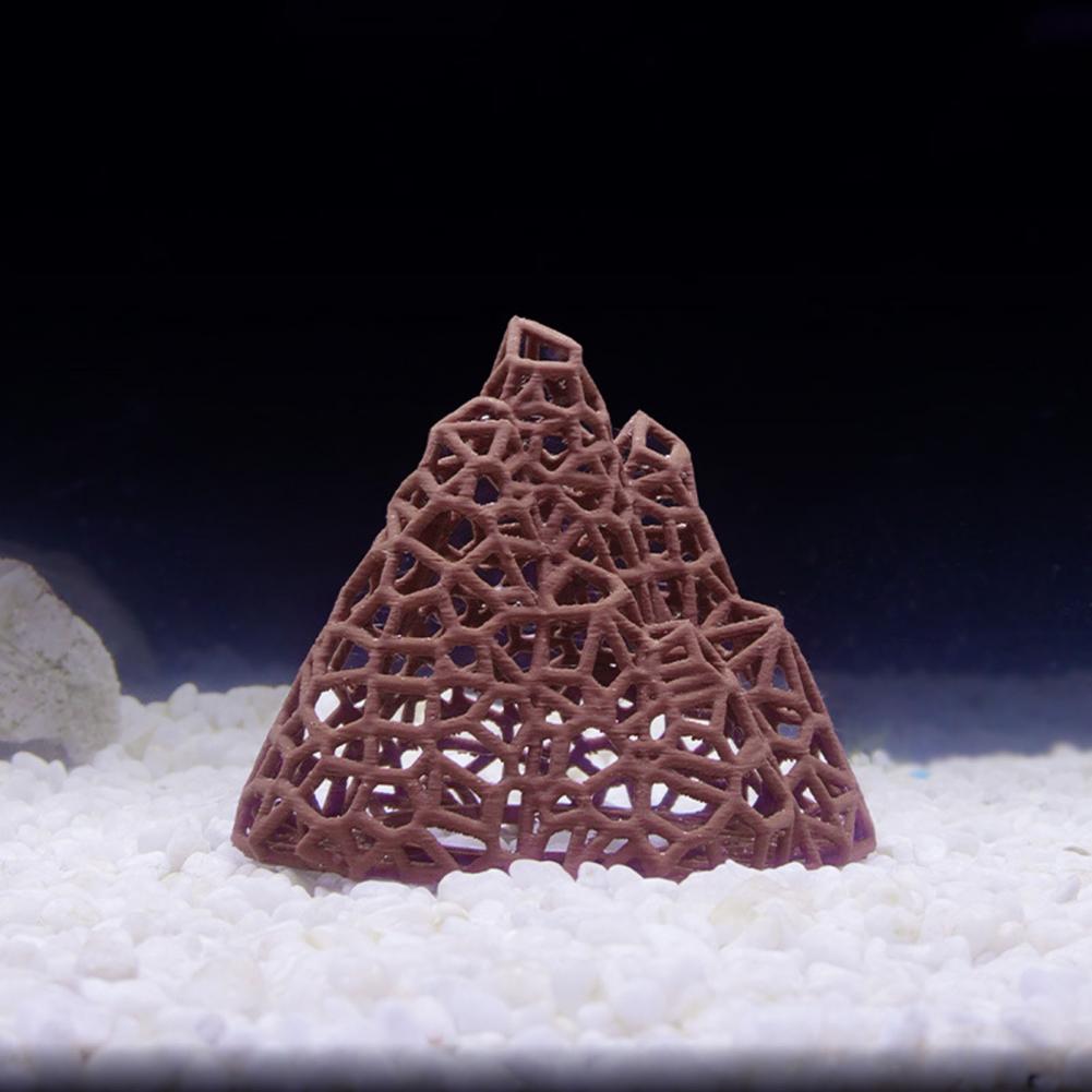 Fish In Aquarium Picture - ของตกแต่งตู้ปลา ภูเขาจำลอง สำหรับตกแต่งตู้ปลา ที่หลบซ่อนสำหรับกุ้ง ถ้ำกลวงพิมพ์ 3