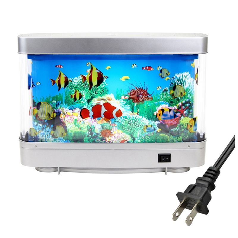 Aquarium Fish Dolphin - 【จัดส่งภายใน 24 ชั่วโมง】โคมไฟตู้ปลา LED มหาสมุทรเสมือนจริง พร้อมปลาโลมา