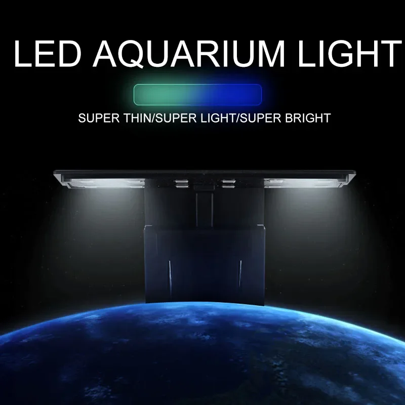Super Slim LED Aquarium Light  - Fish In Aquarium Picture บทวิจารณ์และราคา