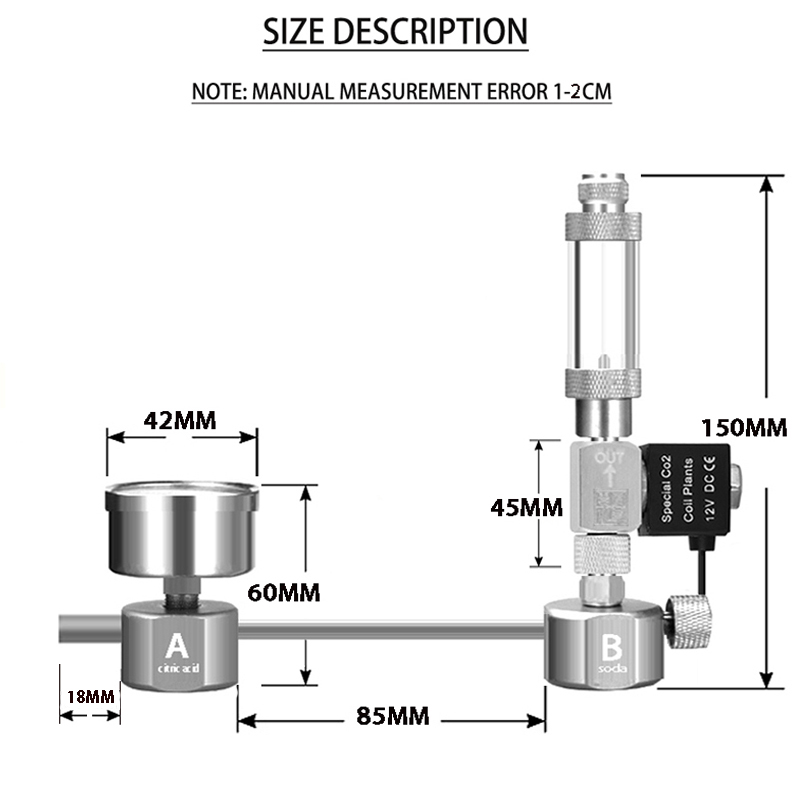 ชุดระบบเครื่องกำเนิด CO2 สำหรั - Co2 Diffuser Planted บทวิจารณ์และราคา