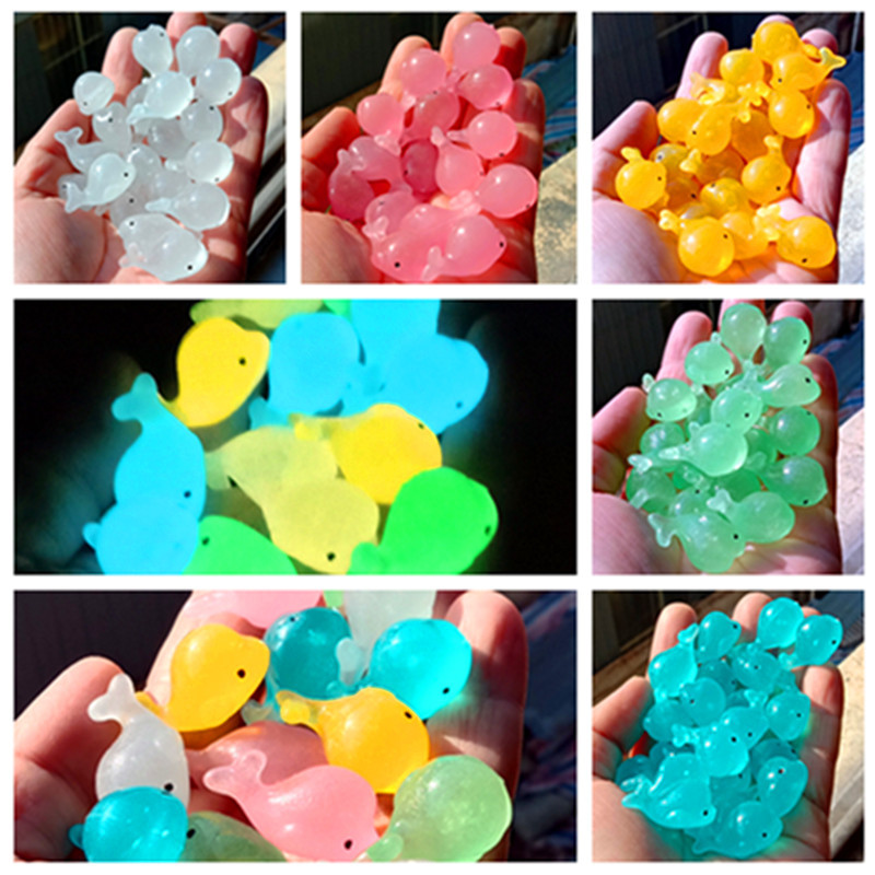 หินเรซินปลาวาฬเรืองแสง20ชิ้นเค - Aquarium Fish Dolphin บทวิจารณ์และราคา