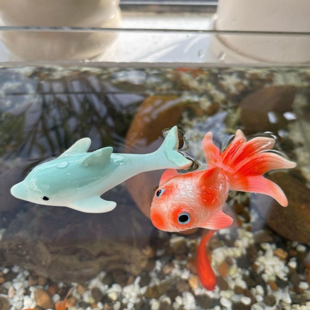 อุปกรณ์ตกแต่งตู้ปลาแบบลอยน้ำ ข - Aquarium Fish Dolphin บทวิจารณ์และราคา