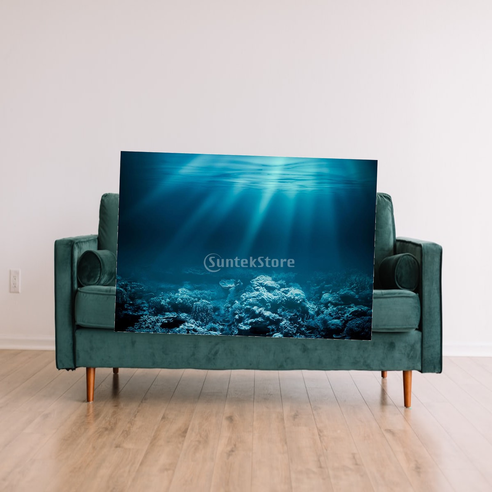 สติ๊กเกอร์ติดตู้ปลา PVC 3D HD  - Fish In Aquarium Picture บทวิจารณ์และราคา