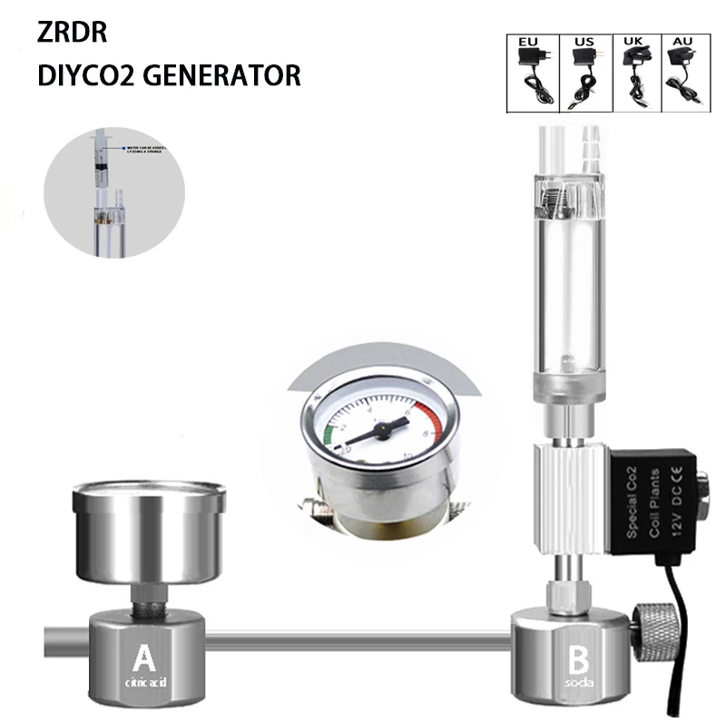 ชุดอุปกรณ์สร้างก๊าซคาร์บอนไดออ - Co2 Diffuser Planted บทวิจารณ์และราคา