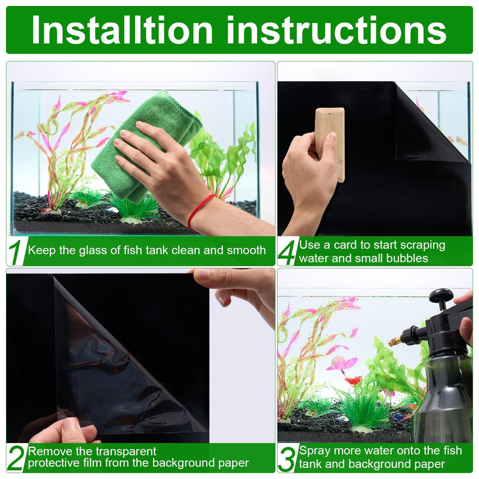 พื้นหลังตู้ปลาแบบติดด้วยไฟฟ้าส - Aquarium Fish Wallpaper บทวิจารณ์และราคา