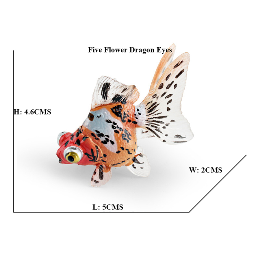 ปลาทองพลาสติกหลากสีสัน เหมือนจ - Fish In Aquarium Picture บทวิจารณ์และราคา