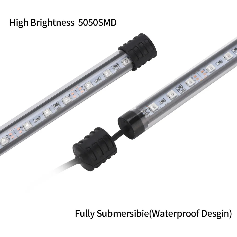 กันน้ํา RGB LED Aquarium ไฟถัง - Fish In Aquarium Picture บทวิจารณ์และราคา