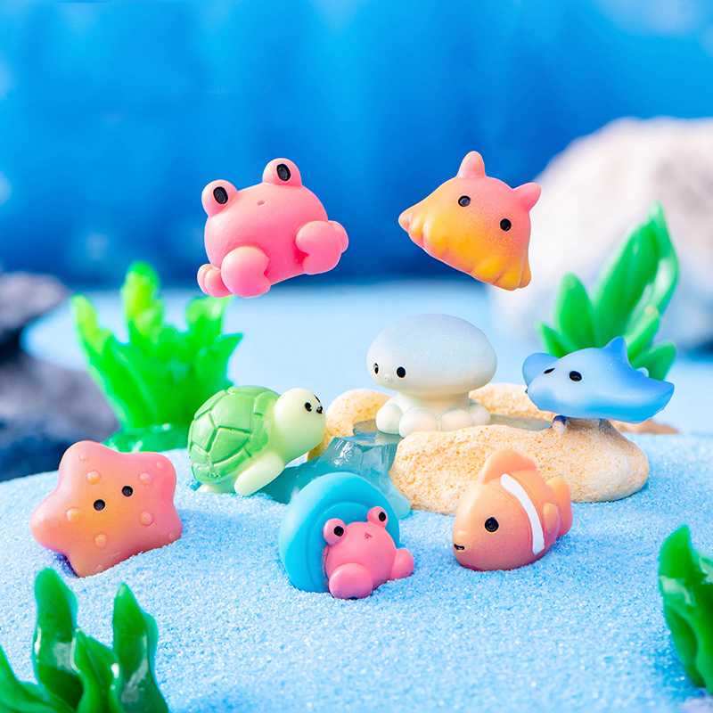 สัตว์ทะเลFigurine Dolphin Octo - Aquarium Fish Dolphin บทวิจารณ์และราคา