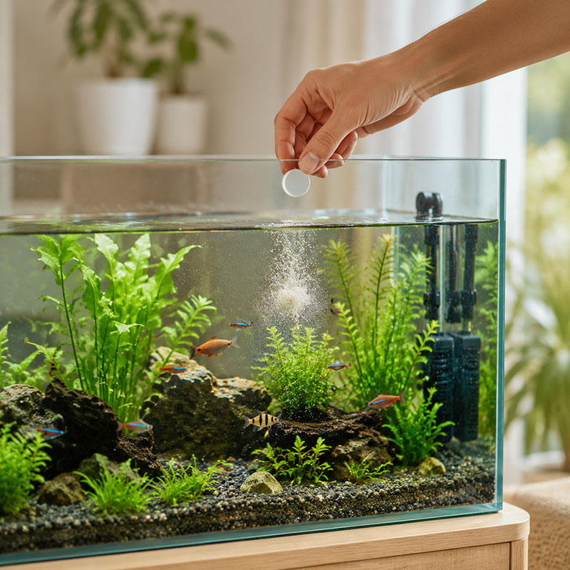 เม็ดกำจัดตะไคร่น้ำในตู้ปลา MIR - Cleaner Fish Aquarium บทวิจารณ์และราคา