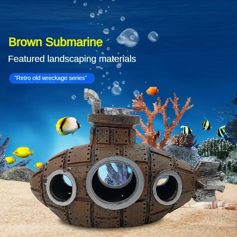 ของตกแต่งเรซิ่นรูปเรือดำน้ำสำห - Aquarium Fish For Sale Online บทวิจารณ์และราคา
