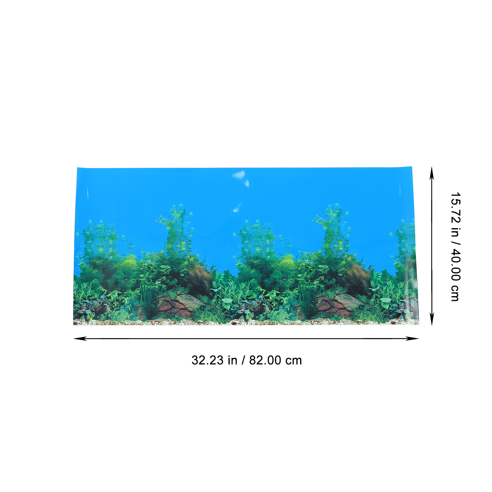 กระดาษตกแต่งพื้นหลังตู้ปลา DIY - Fish In Aquarium Picture บทวิจารณ์และราคา