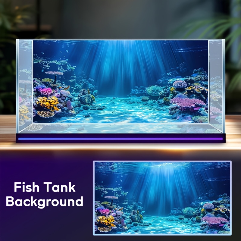 วอลเปเปอร์พื้นหลังตู้ปลา สติ๊ก - Aquarium Fish Wallpaper บทวิจารณ์และราคา