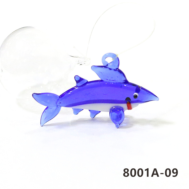 จี้แก้วรูปสัตว์ทะเลลอยน้ำ ตกแต - Aquarium Fish Dolphin บทวิจารณ์และราคา