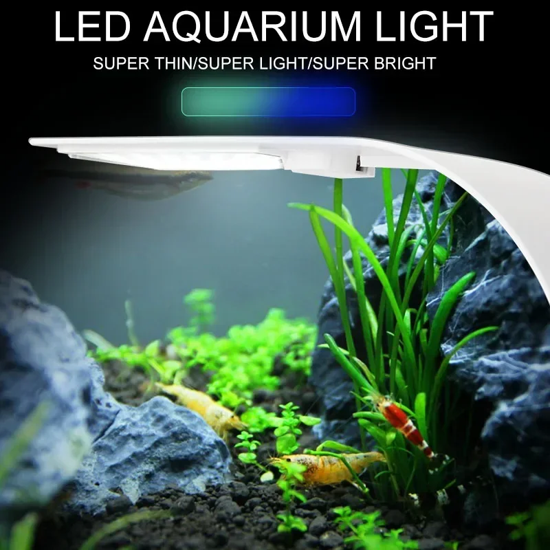 Ultra Thin LED Aquarium Light  - Fish In Aquarium Picture บทวิจารณ์และราคา