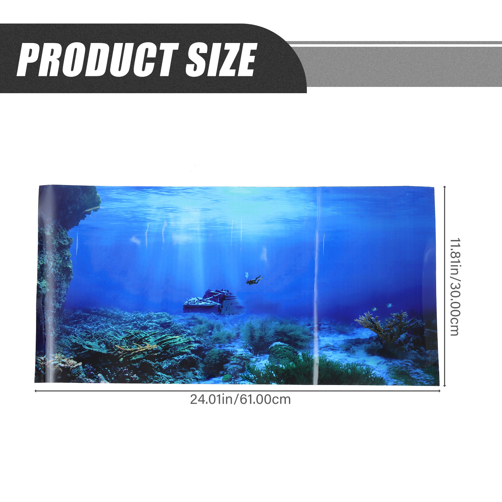 วอลเปเปอร์ตู้ปลา สติ๊กเกอร์พื้ - Fish In Aquarium Picture บทวิจารณ์และราคา