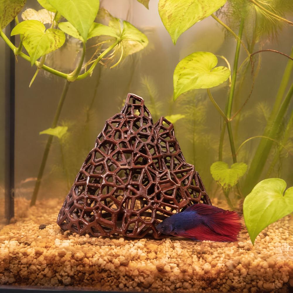 ของตกแต่งตู้ปลา ภูเขาจำลอง สำห - Fish In Aquarium Picture บทวิจารณ์และราคา