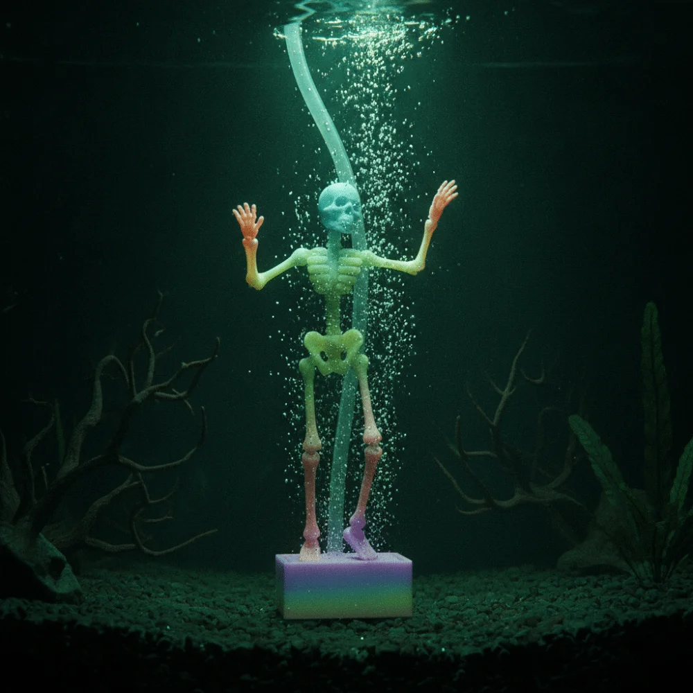 ของตกแต่งตู้ปลาแบบข้อต่อขยับได - Fish In Aquarium Picture บทวิจารณ์และราคา