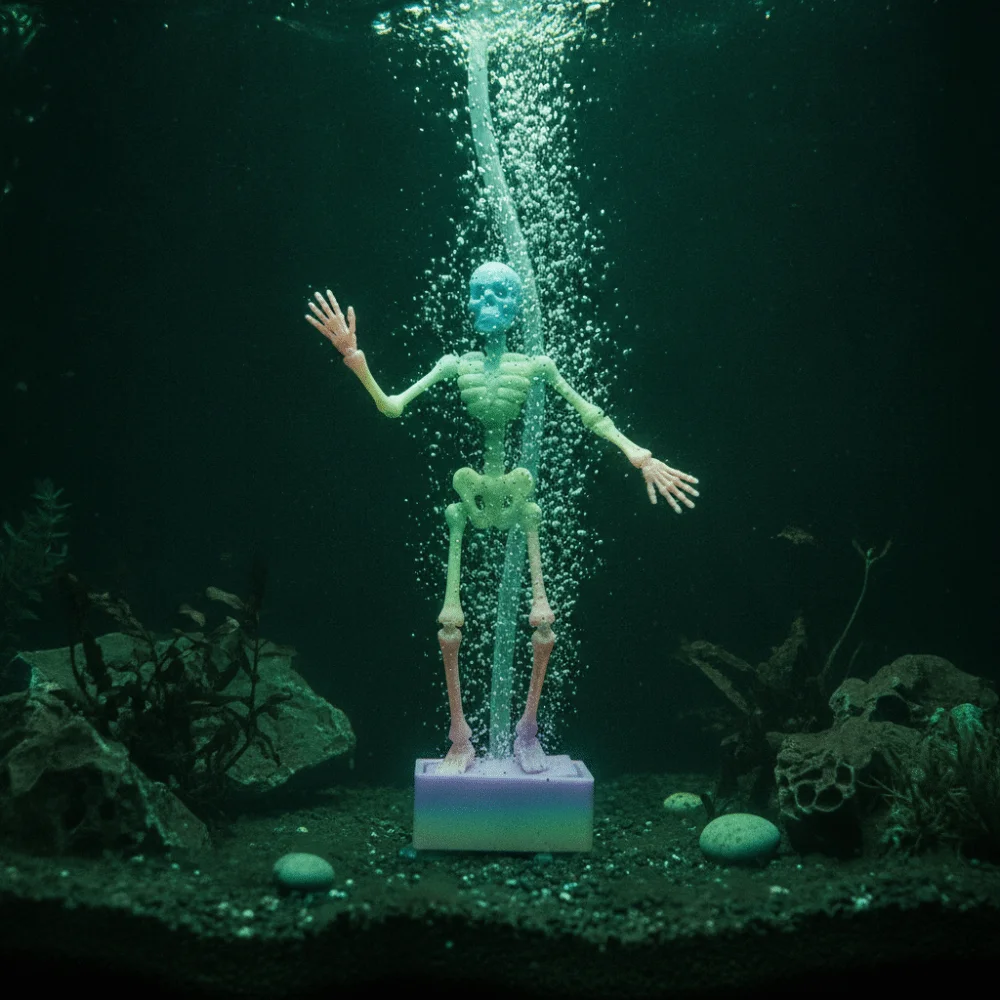 ของตกแต่งตู้ปลาแบบข้อต่อขยับได - Fish In Aquarium Picture บทวิจารณ์และราคา